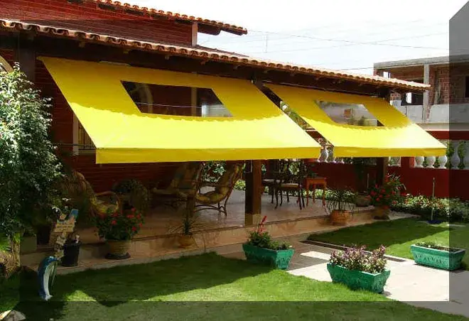 Cortina rolo para varanda Imagem